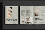 Elegant Art Portfolio, a Brochure Template by Neermana (Thumbnail 2 of 10)
