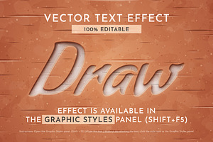 Wood Arving Editable Text Effect