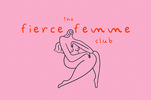 Fierce Femme Handwritten Font