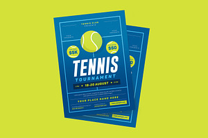 Tennis Tournament Event Flyer