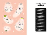 Fluffy Character Procreate Toolkit, a Brush Add-On by Pencil Twist (Thumbnail 2 of 10)