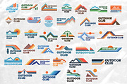 Retro Outdoor Logos, a Graphic by Firowerk (Thumbnail 5 of 5)