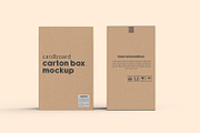 Vertical Cardboard Carton Box Mockup, a Packaging Mockup by Ram Studio LLC (Thumbnail 6 of 11)