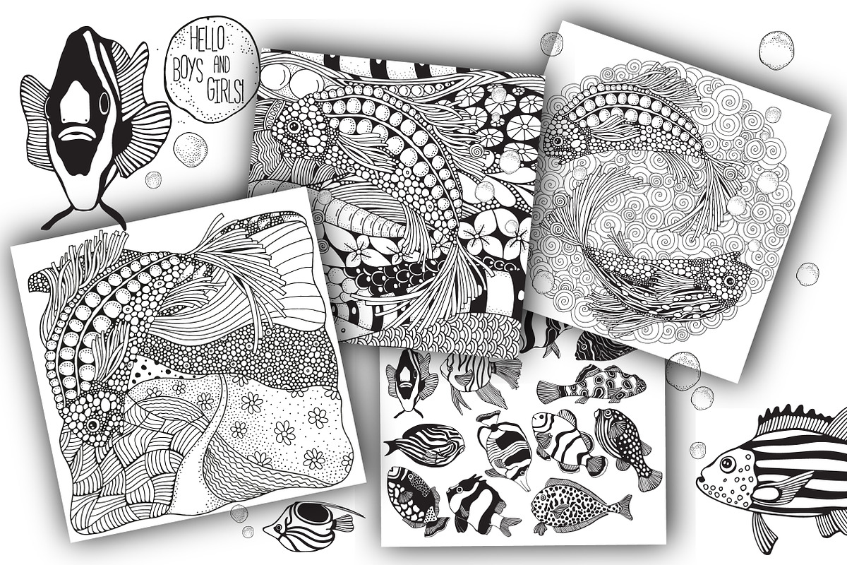 Fantastic Fish, an Animal Illustration by ImHope (Photo 2 of 5)