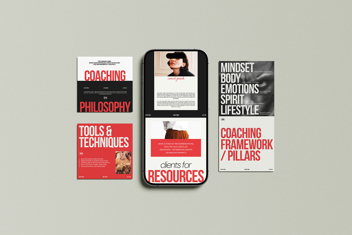 Aura Holistic Coach Template preview 4