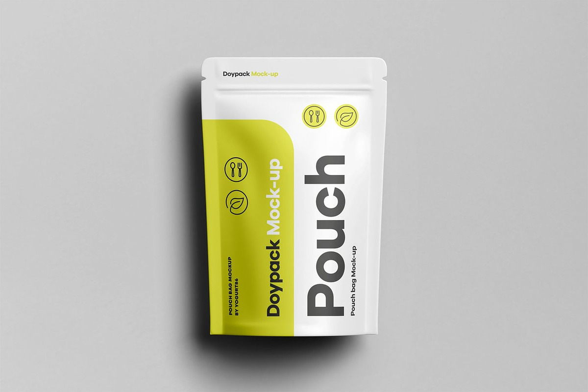 Doypack Pouch Mock-up, a Packaging Mockup by Se٧enStudio (Photo 7 of 12)