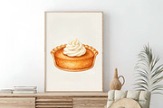Watercolor Thanksgiving Clipart PNG, an Illustration by SinaCreation (Thumbnail 5 of 7)