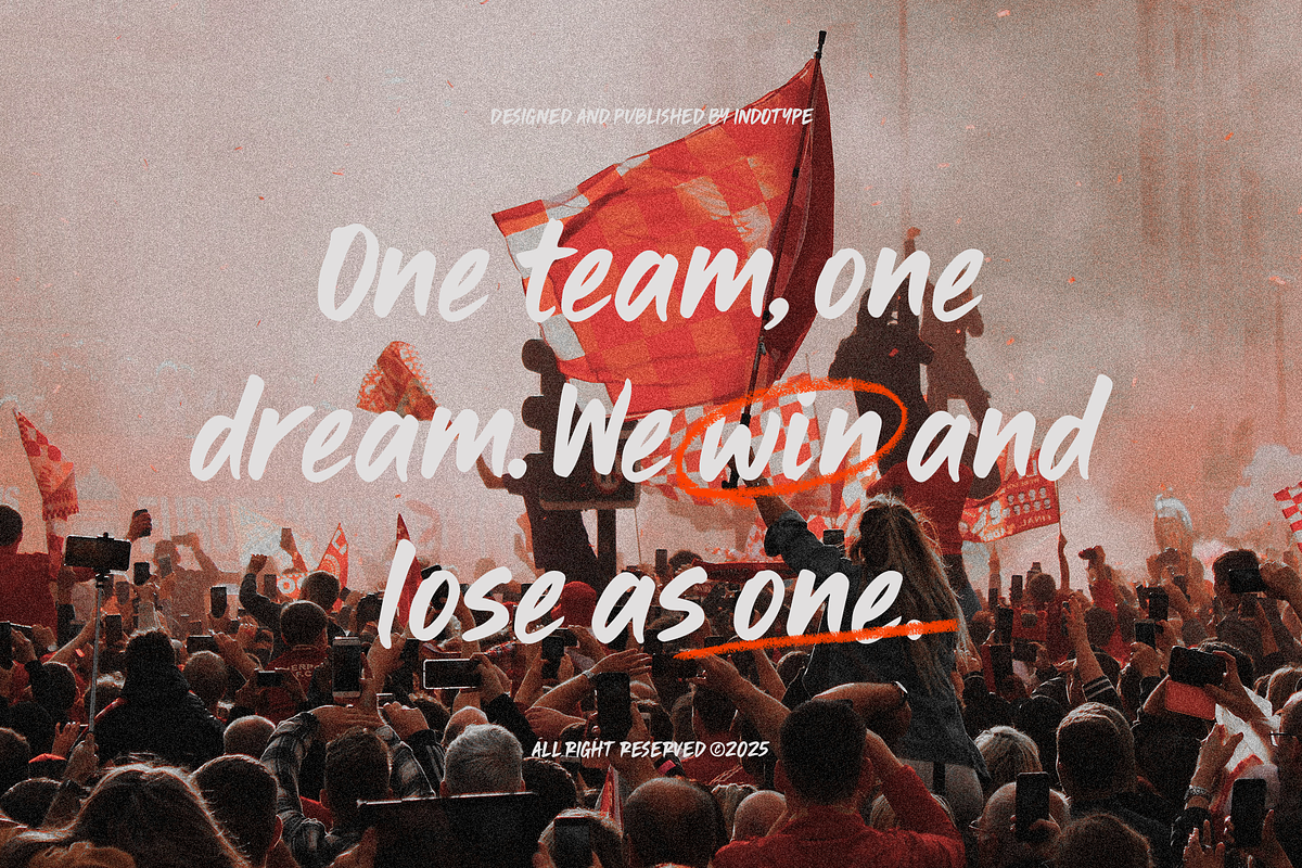 Blazenta - Display Brush Font, a Font by Indotype Foundry (Photo 10 of 10)