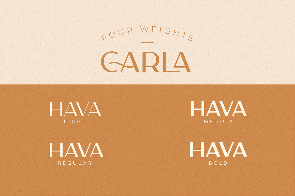 Carla Sans - Elegant Typeface, a Sans Serif Font by Creative Corner (Photo 9 of 26)