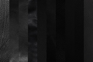 10 Black Leather Textures