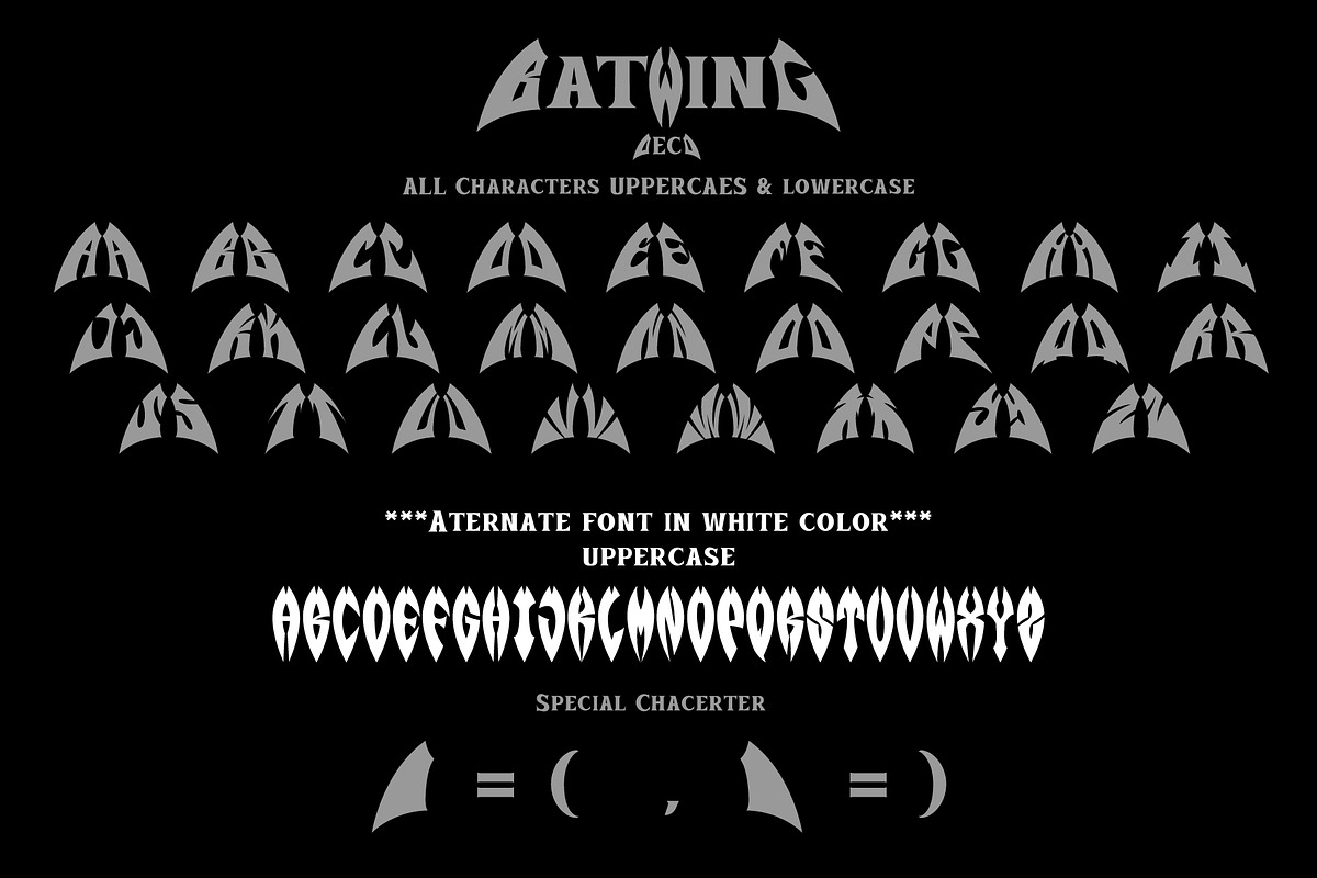 Bat Wing, a Blackletter Font by BBtypeStudios (Photo 11 of 12)