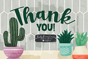Cactus Garden Clipart Set, an Illustration by Bridgett Stahlman Design (Thumbnail 10 of 10)