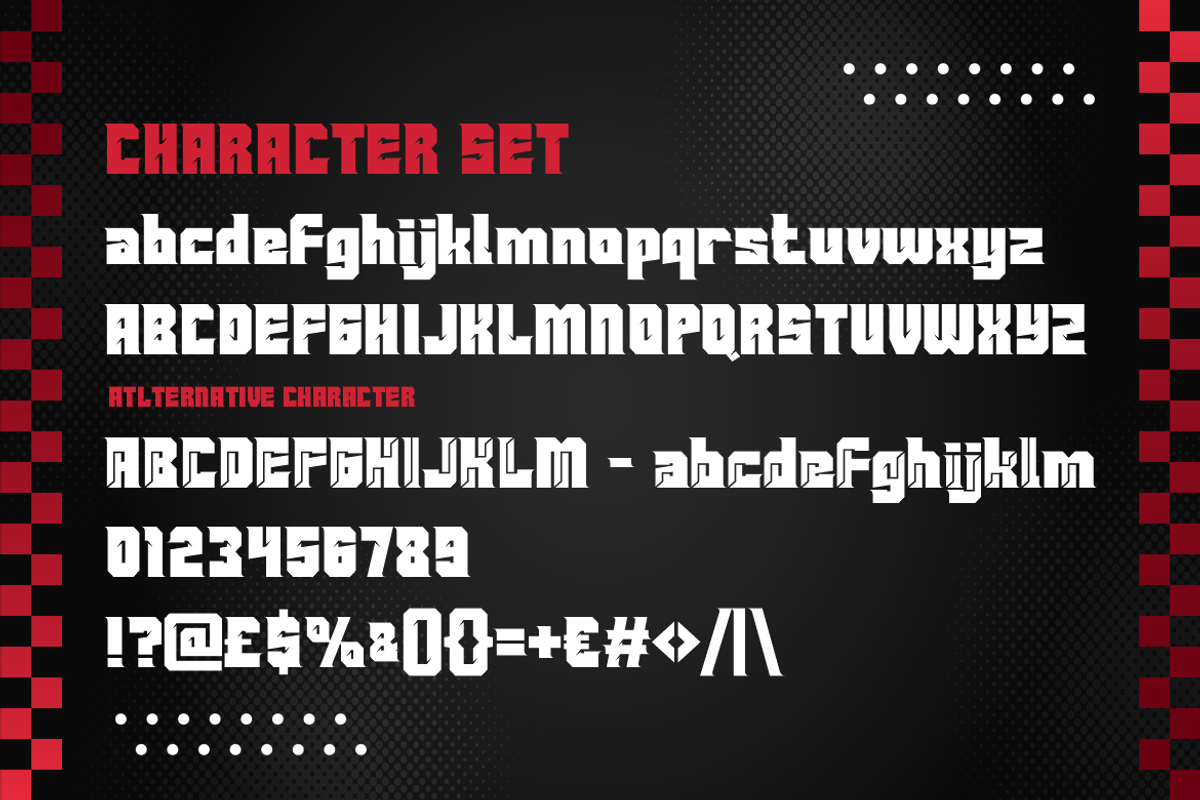 Movetrax Booster - Sport Racing Font, a Font by PutraCetol Studio (Photo 5 of 5)