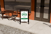 Frame Sign Cafe Mockup, an Advertising Mockup by SLAB! Design (Thumbnail 4 of 7)