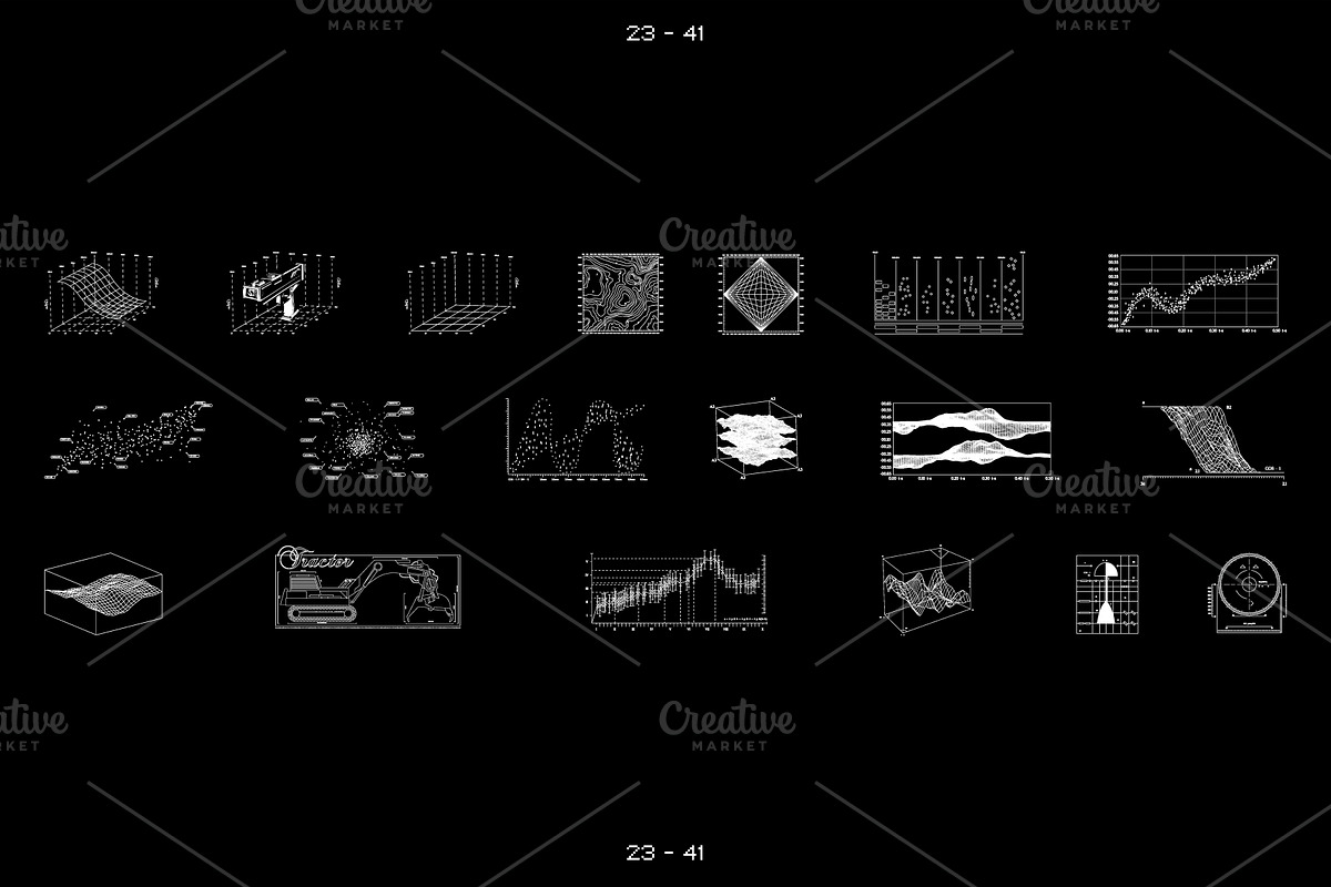 3D RETRO FUTURISTIC GRAPHIC, an Object Graphic by BonkiStudio (Photo 3 of 11)