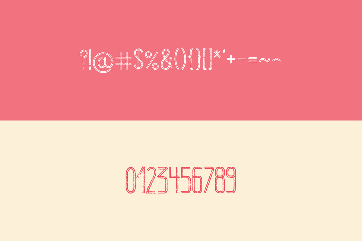 Stripess Font preview 3