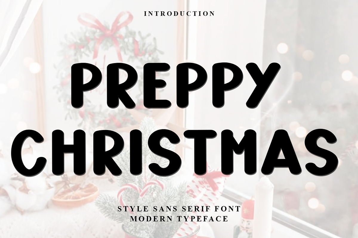 Preppy Christmas, a Script Font by InermediaSTUDIO (Photo 1 of 6)