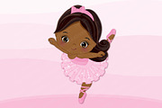 Vector African American Ballerina, an Illustration by TheCreativeMill (Thumbnail 3 of 4)