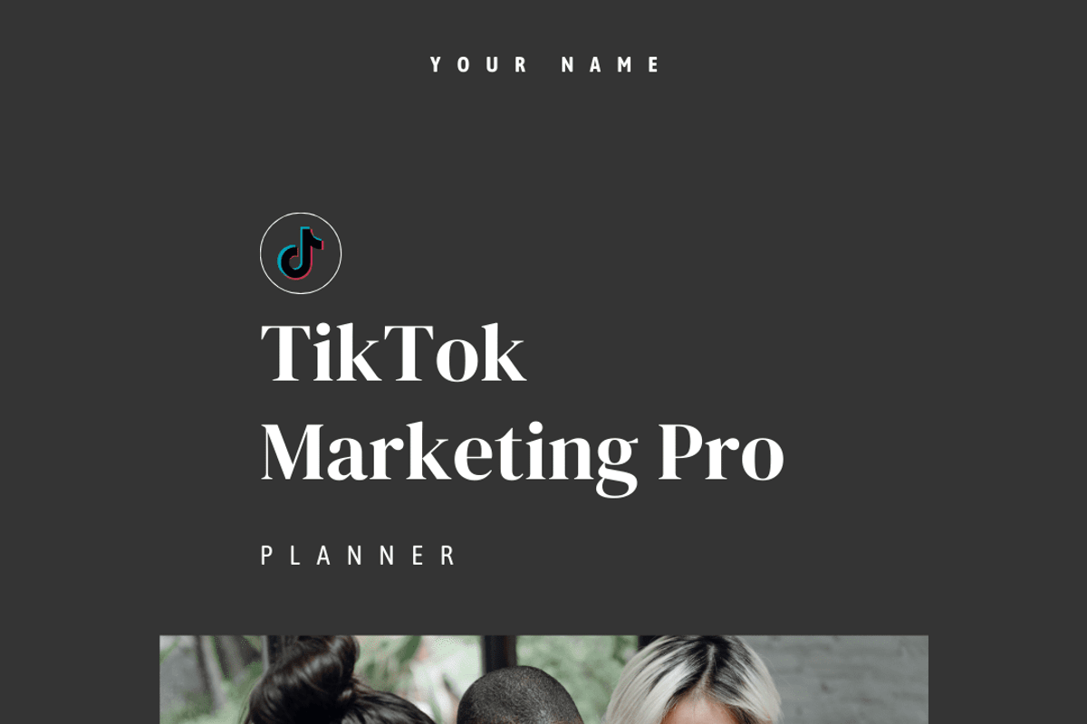 TikTok Marketing Pro Planner, a Social Media Template by Brand Your Biz Co. (Photo 8 of 9)