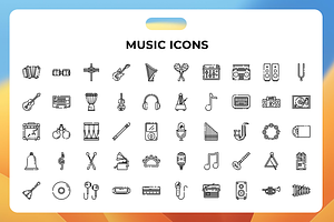 Music Icons, an Icon by Wencory