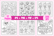 Summer Fun For Kids Vol-02, a Seasonal Illustration by Coco Bloom (Thumbnail 2 of 3)