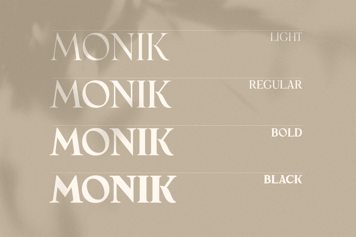 Monik - Elegant Classy Font, a Serif Font by Sensatype (Photo 4 of 15)