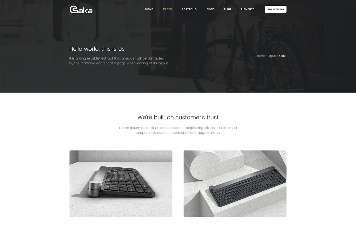 Osaka - Landing Page PSD Template, a Landing Page Template by bigpsfan's SHOP (Photo 4 of 14)