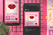 Pink Valentine Flyer, a Flyer Template by Annora Studio (Thumbnail 5 of 6)