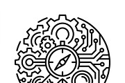 34 Business Growth Planning Icons, an Outline Icon by adenpinkstore (Thumbnail 2 of 11)
