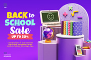 Back to School Commercial Flyer, a Background Graphic by TandemStock (Thumbnail 1 of 3)