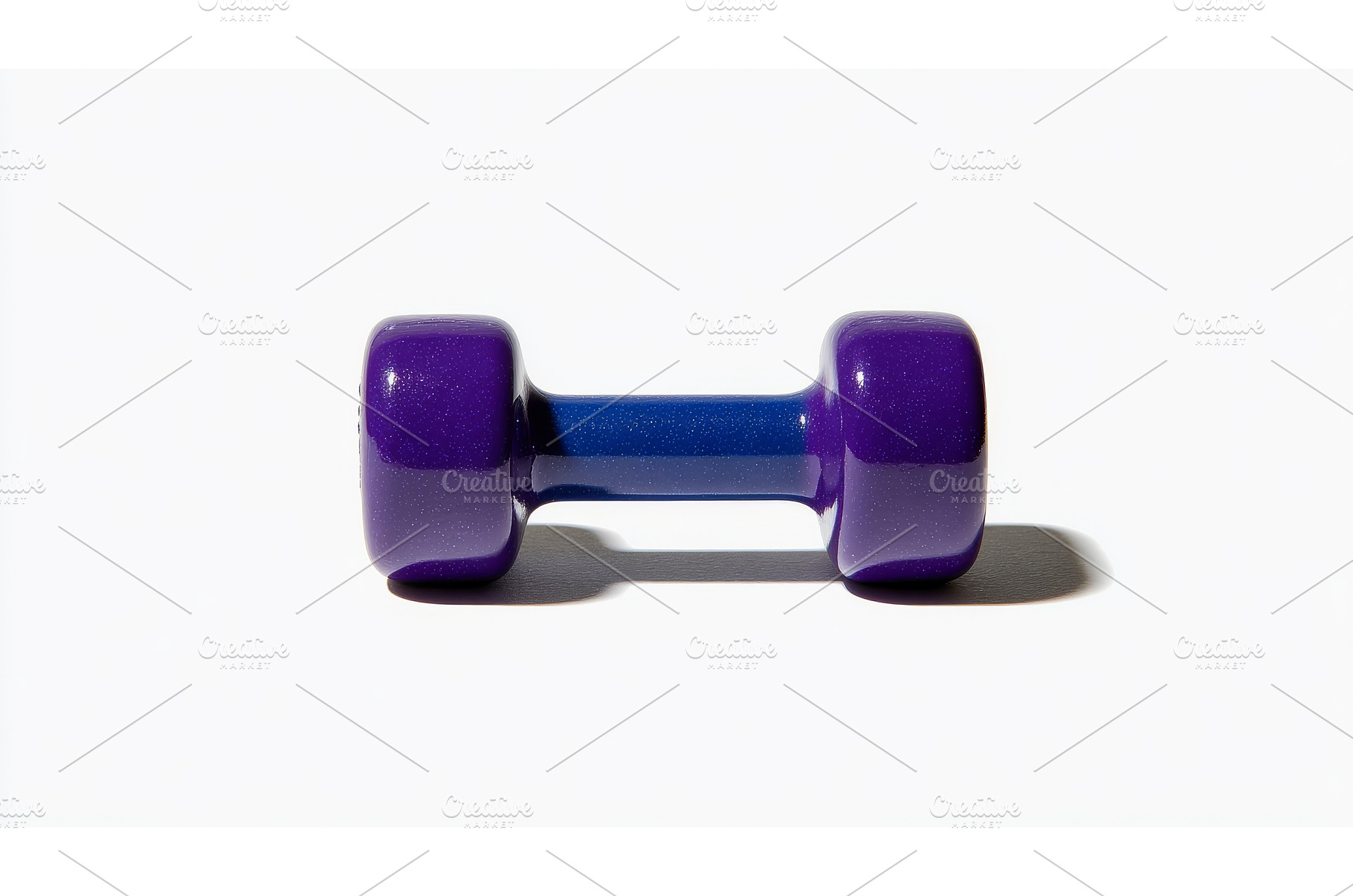 A purple dumbbell for fitness is, a Sports & Recreation Photo by ZinetroN