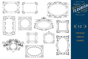 Hand Drawn Flourish Design Kit