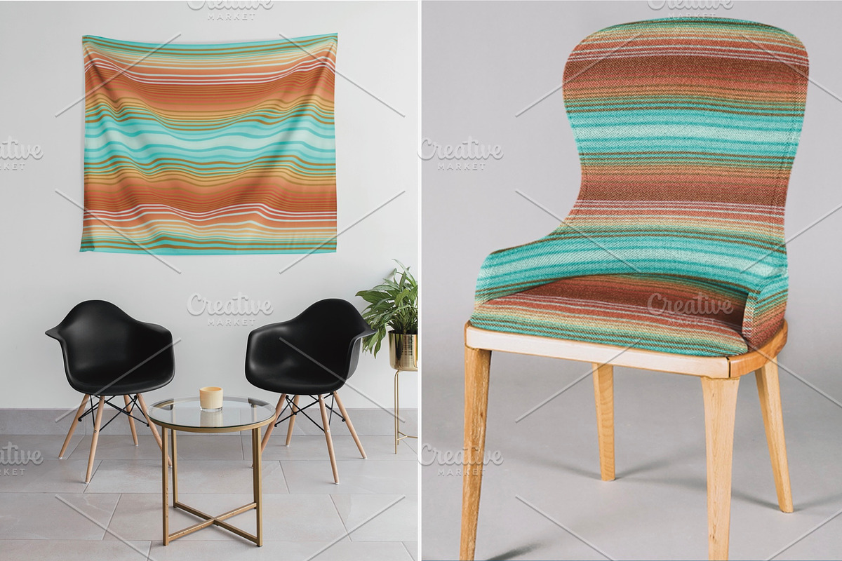 Colorful Southwest Stripes Pattern, a Pattern Graphic by PPEthnicDecorPattern (Photo 3 of 7)
