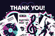 Glitch Music Posters, an Object Illustration by ne2pi (Thumbnail 5 of 5)