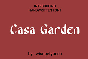 Casa Garden