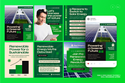 Renewable Energy Instagram Post, a Social Media Template by MMPixelCraft (Thumbnail 1 of 3)