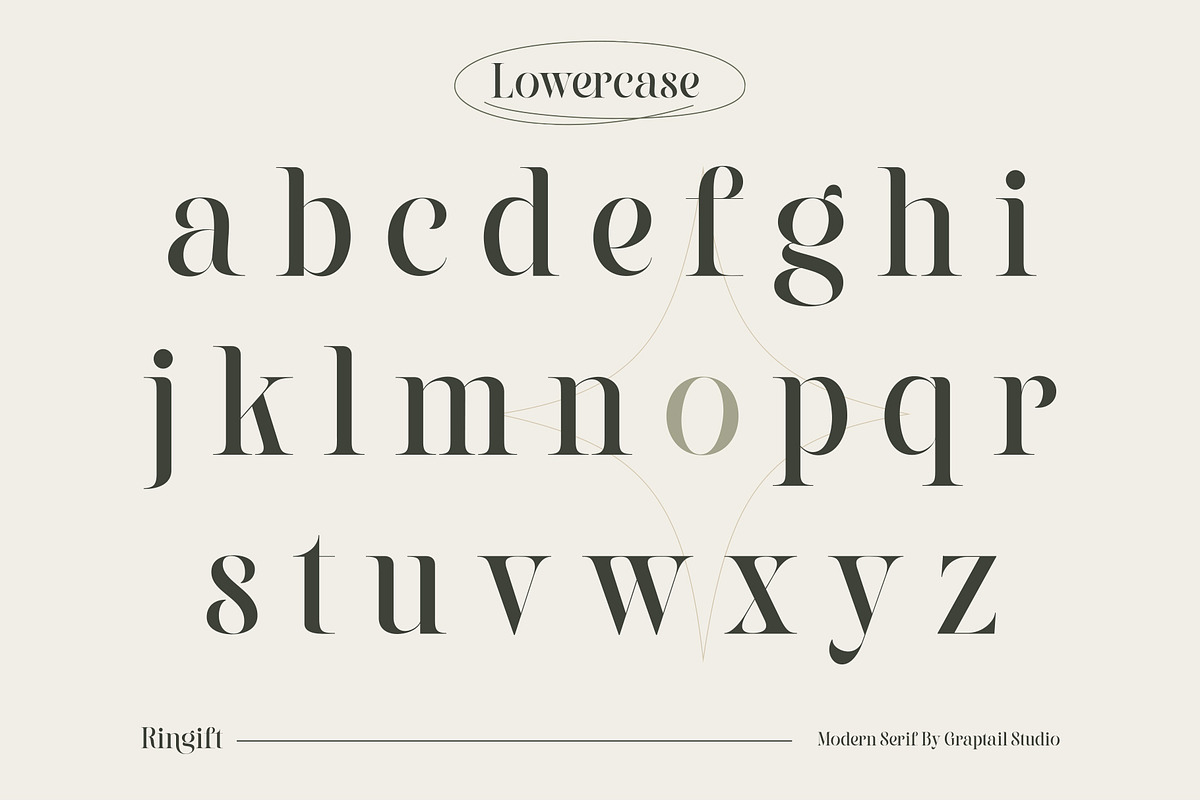 Ringift - A Modern Serif, a Serif Font by Graptail (Photo 9 of 15)