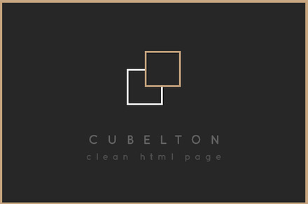 Cubelton - Modern HTML Theme
