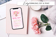 We can Bearly Wait Pink Baby Shower, an Invitation Template by SvetaArtStore (Thumbnail 2 of 6)