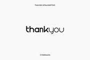 Debra - Futuristic & Rounded Font, a Sans Serif Font by Publiworks (Thumbnail 8 of 8)