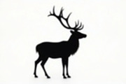 Rustic Deer Silhouette Bundle, an Illustration by Gfx_Store (Thumbnail 3 of 7)
