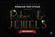 Rubies & Jewels #1 - 20 Text Styles, a Layer Style Add-On by Jonas Stensgaard (Thumbnail 16 of 23)