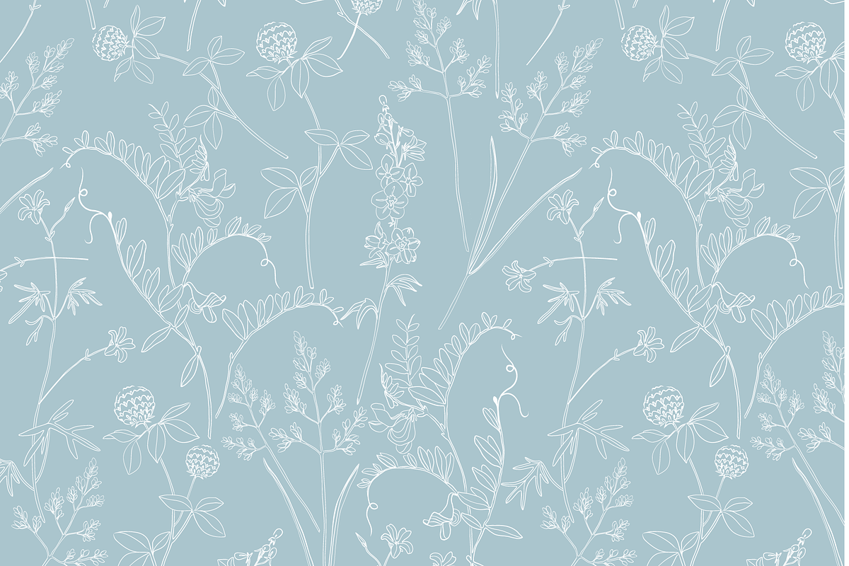 Delicate Herbarium Seamless Patterns, a Pattern Graphic by Maria Budarkiewicz (Photo 11 of 22)