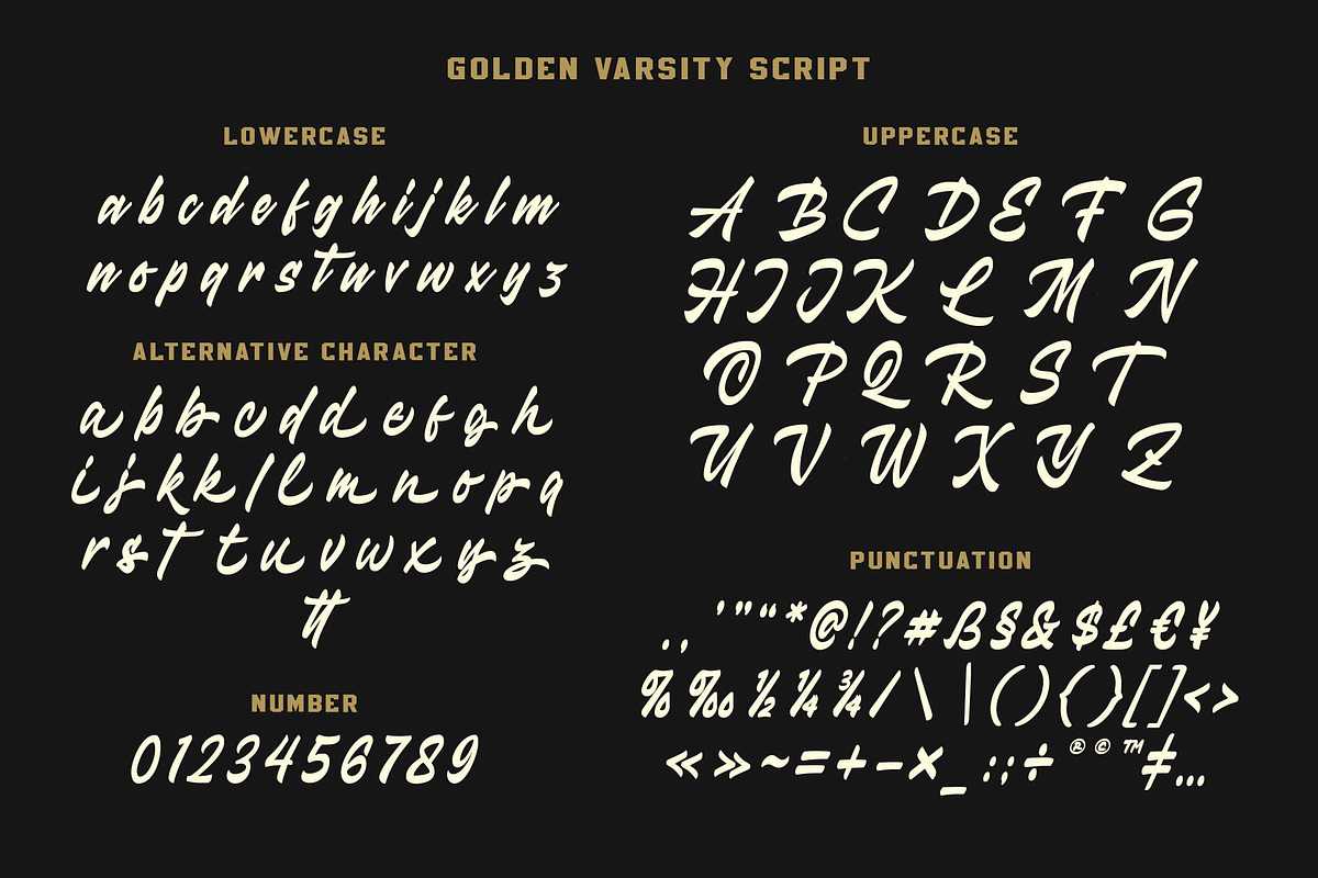 Golden Varsity a College Duo Font, a Slab Serif Font by Blankids Studio (Photo 12 of 14)