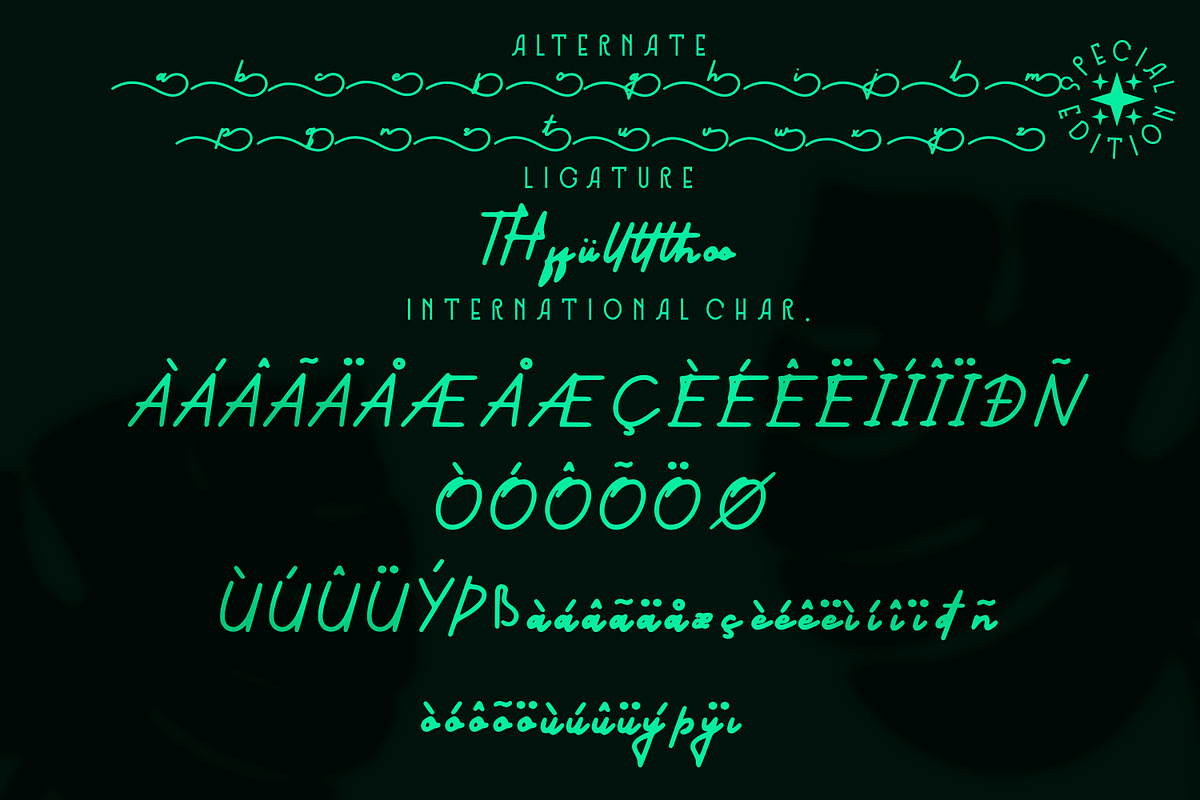 James Theodore - Script style font, a Script Font by mahstudios (Photo 7 of 8)