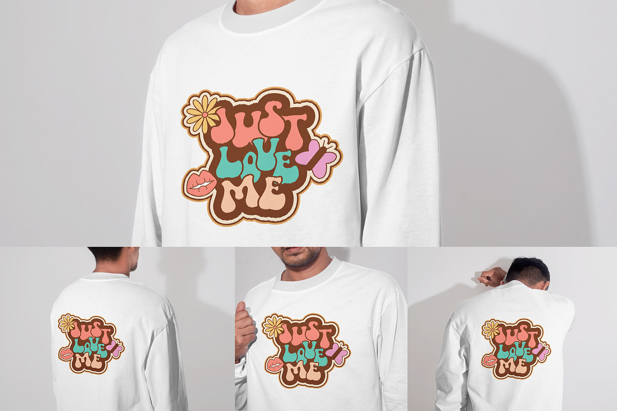 Just Love Me T-Shirt Design, an Object Illustration by Ahluva Studio (Photo 1 of 6)