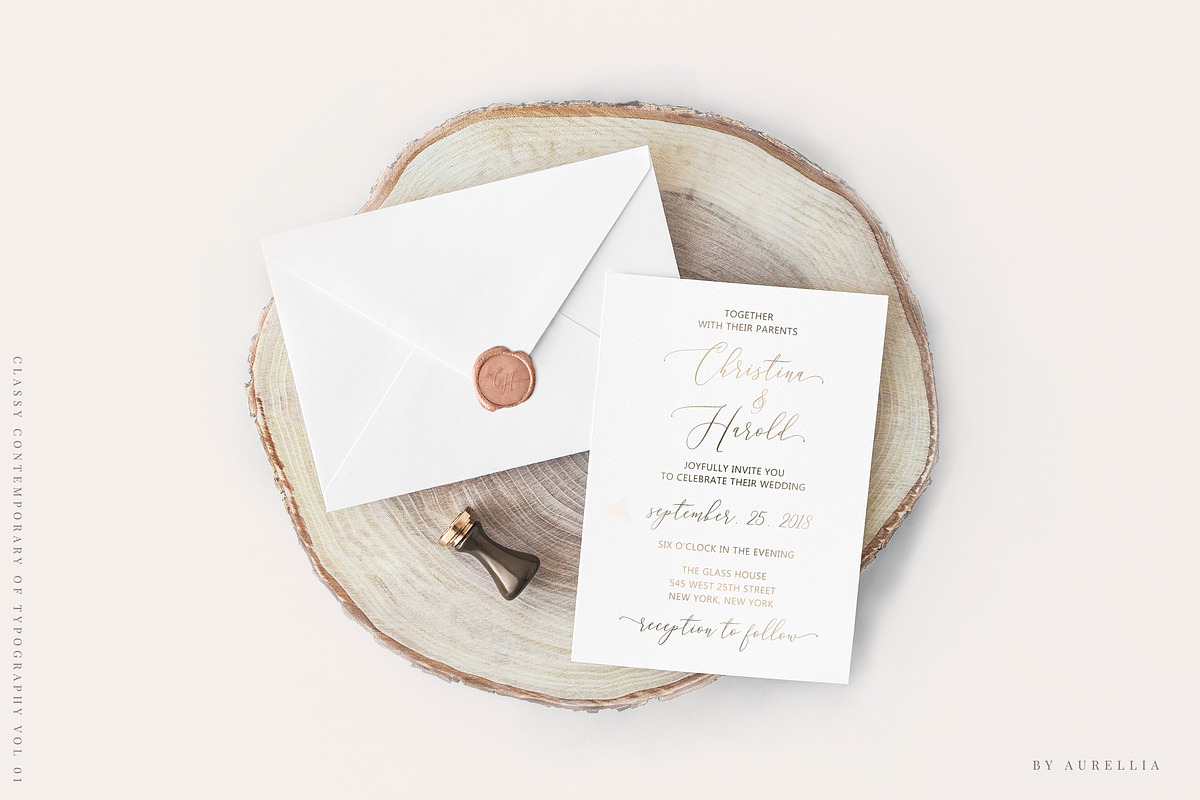 Aurellia Script Classy Fonts preview 7