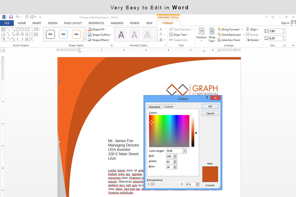 Letterhead, a Stationery Template by asimalikhan555 (Photo 4 of 6)