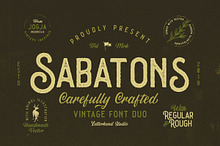 Sabatons - Vintage Font Duo