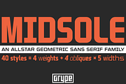 Midsole, a Sans Serif Font by GRYPE (Thumbnail 1 of 10)